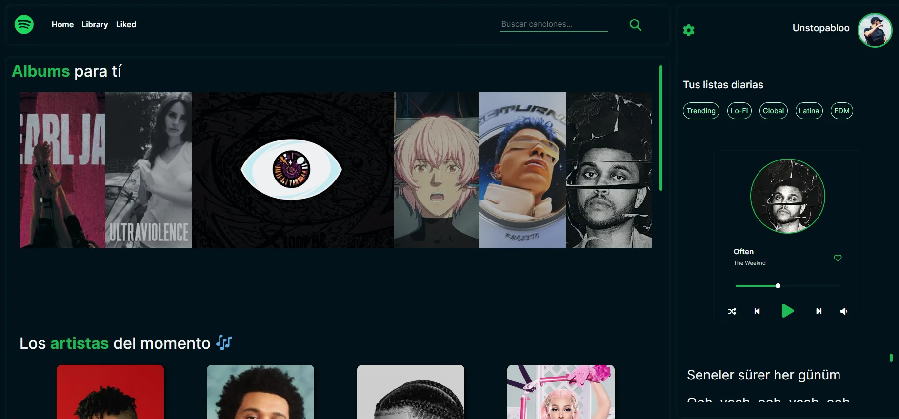 Spotify Redesign